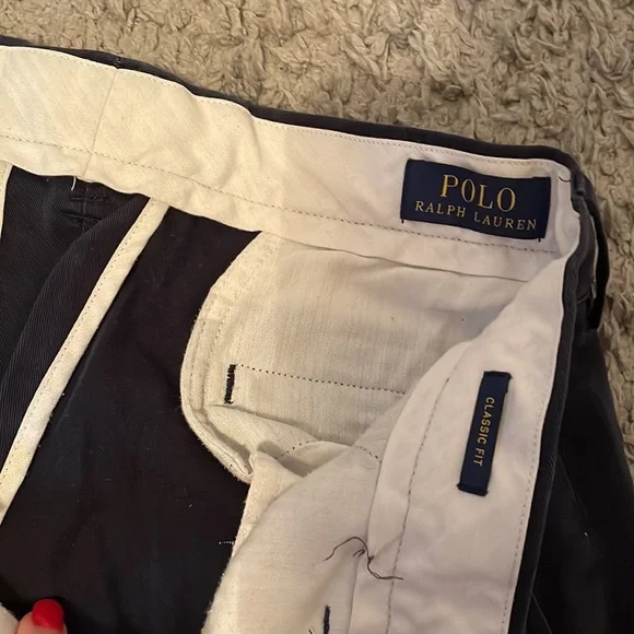 Polo navy dress khakis pants - Picture 4 of 5